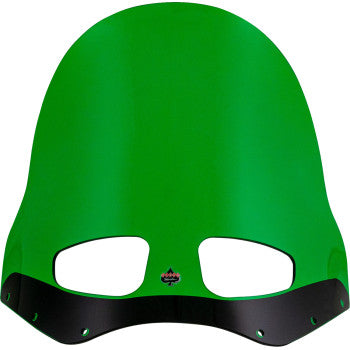 KLOCK WERKS KOLOR FLARE WINDSHIELD ROAD WARRIOR FAIRING - GREEN 15"