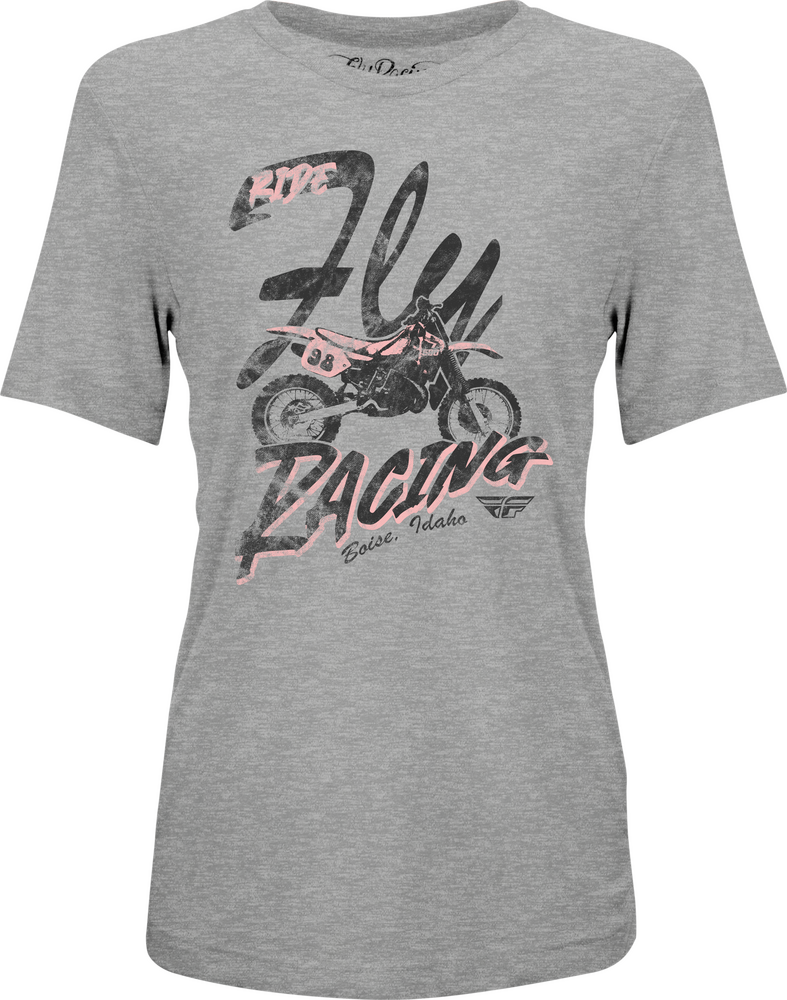 FLY RACING FLY WOMEN'S VINTAGE TEE GREY