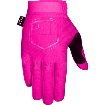 FIST STRAPPED STOCKER GLOVES PINK
