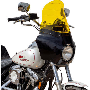 KLOCK WERKS KOLOR FLARE WINDSHIELD ROAD WARRIOR FAIRING - YELLOW 15"