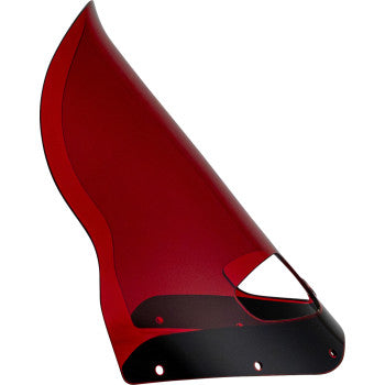 KLOCK WERKS KOLOR FLARE WINDSHIELD ROAD WARRIOR FAIRING - RED 15"