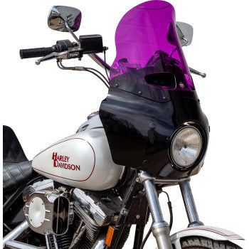 KLOCK WERKS KOLOR FLARE WINDSHIELD ROAD WARRIOR FAIRING - PURPLE 15"