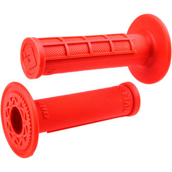 ODI RUFFIAN MX HALF WAFFLE SINGLE-PLY GRIP NEON ORANGE