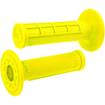 ODI RUFFIAN MX HALF WAFFLE SINGLE-PLY GRIP NEON YELLOW