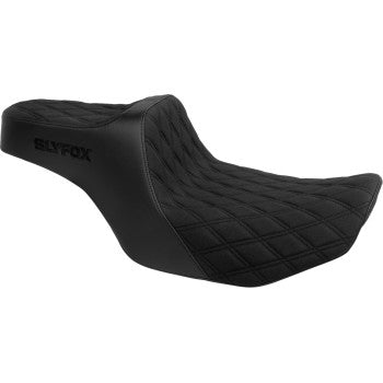 SLY FOX - HIGH NOON SEAT - DBL DIAMOND - BLK STITCH - FLH/FLT '23-'25