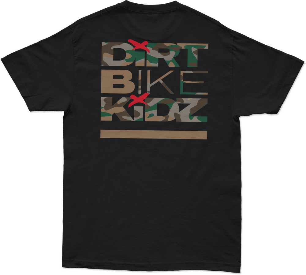 DBK CAMO SHOVELS TEE BLACK