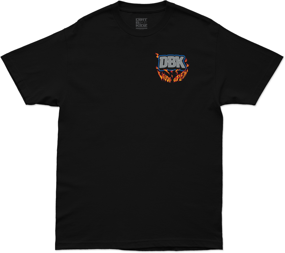 DBK WIDE OPEN TEE BLACK