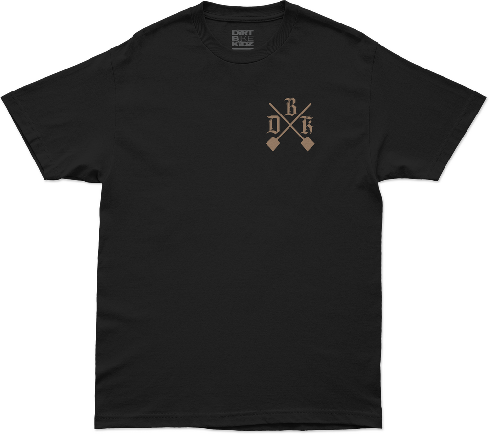 DBK CAMO SHOVELS TEE BLACK