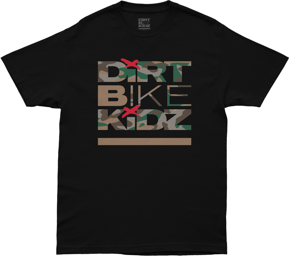 DBK CLASSIC CAMO TEE BLACK/COLOR CAMO
